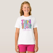 Third Grade First Day of School Coquette Custom T-Shirt (Vorne ganz)