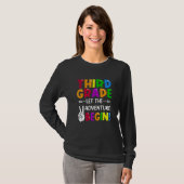 Third Grade Let The Adventure Begin Back To School T-Shirt (Vorne ganz)