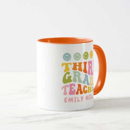 Third Grade Teacher Gift Mug Tasse (VorderseiteRechts)