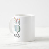 Third Grade Teacher Wildflower Back To School Flor Kaffeetasse (Vorderseite Links)