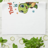 Third grade Turtle-y Awesome 3rd Grade Back to Sch Geschirrtuch (Gefaltet)