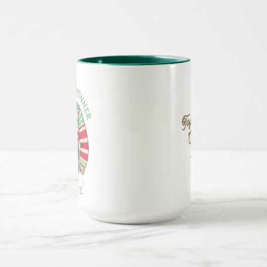 Third Place Ugly Sweater Winner Christmas Tasse (Zentrum)