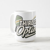 Third Shot Optimist | Pickleball-Geschenktasse Kaffeetasse (Vorderseite Links)