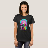 Third Team 3rd Grade Teacher Rainbow No Prob Llama T-Shirt (Vorne ganz)
