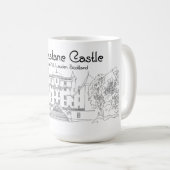 Thirlestane Castle Scotland Kaffeetasse (VorderseiteRechts)