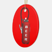 Thirst Quencher Beer Keramikornament (Links)