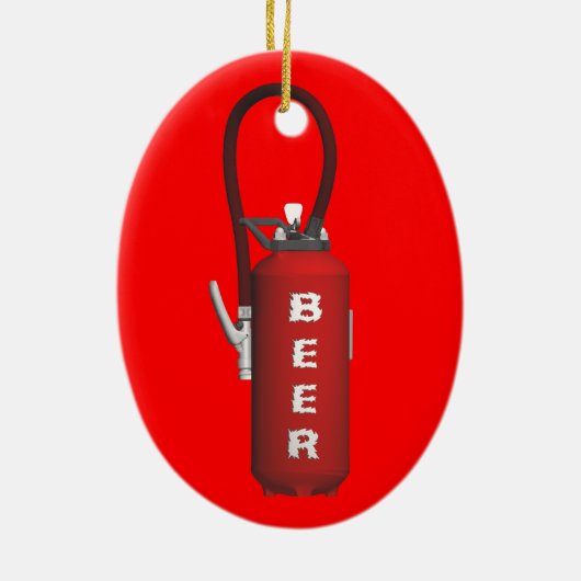 Thirst Quencher Beer Keramikornament (Hinten)