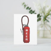 Thirst Quencher Beer Postkarte (Stehend Vorderseite)