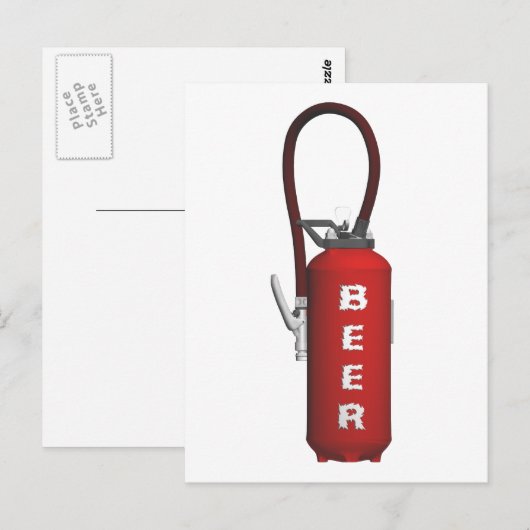 Thirst Quencher Beer Postkarte (Vorne/Hinten)