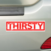 Thirsty Briefmarke Autoaufkleber (Auf Auto)
