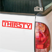Thirsty Briefmarke Autoaufkleber (Auf Lkw)