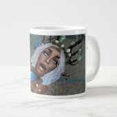 Thirsty Butterfly und Fairy Jumbo-Tasse (Vorderseite Rechts)