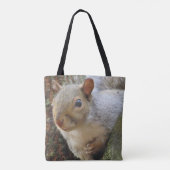 Thirsty Eichhörnchen mit Ihrem Namen Tote Bag Tasche (Rückseite)