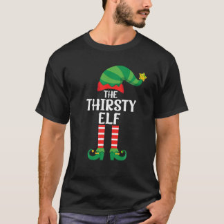 Thirsty Elf Matching Family Group Weihnachts-Party T-Shirt
