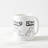 Thirsty Fish Kaffeetasse (VorderseiteRechts)