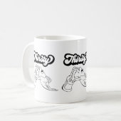 Thirsty Fish Kaffeetasse (Vorderseite Links)