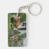 Thirsty Fleckvieh Schlüsselanhänger (Rückseite)