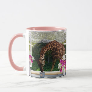 Thirsty Giraffe in meinem Fenster, Tasse