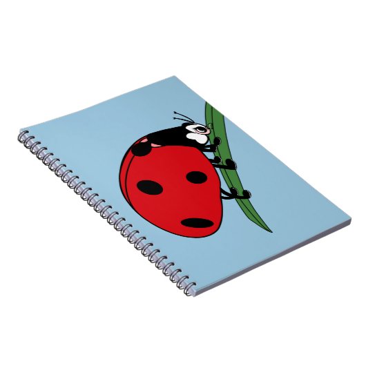 Thirsty Ladybug Notebook Notizblock (Rechte Seite)
