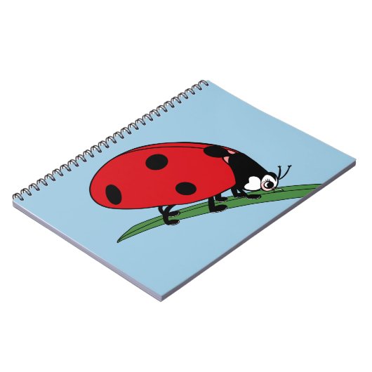 Thirsty Ladybug Notebook Notizblock (Linke Seite)