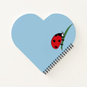 Thirsty Ladybug Notebook Notizblock (Rückseite)