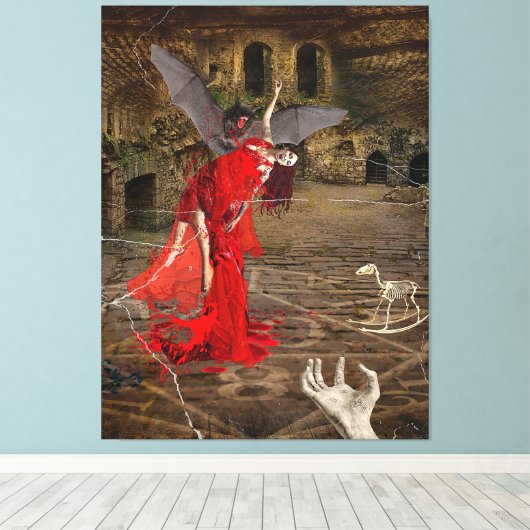 Thirsty Leinwanddruck (Insitu (Holzboden))