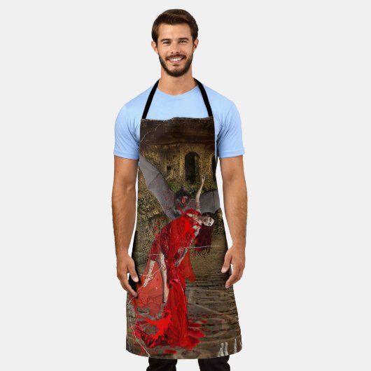 Thirsty Schürze (Getragen)