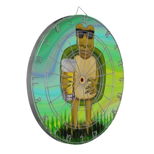 Thirsty Turtle Dartscheibe (Vorderseite Links)