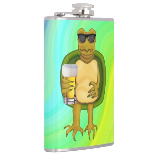 Thirsty Turtle Flachmann (Rechts)