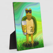 Thirsty Turtle Fotoplatte (Seite)