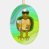 Thirsty Turtle Keramikornament (Hinten)