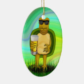 Thirsty Turtle Keramikornament (Rechts)