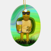 Thirsty Turtle Keramikornament (Hinten)