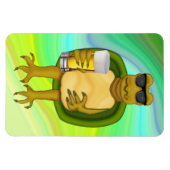 Thirsty Turtle Magnet (Horizontal)