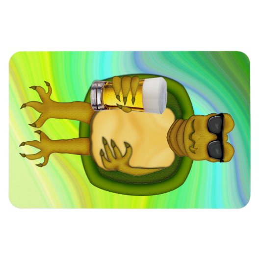 Thirsty Turtle Magnet (Horizontal)