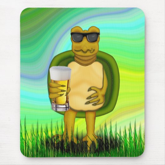 Thirsty Turtle Mousepad (Vorne)