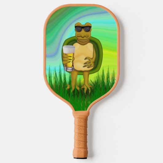 Thirsty Turtle Pickleball Schläger (Rückseite)