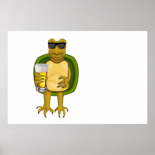 Thirsty Turtle Poster (Vorne)