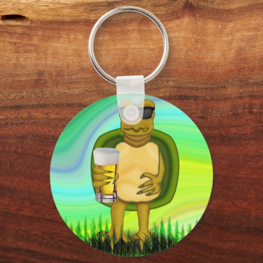 Thirsty Turtle Schlüsselanhänger (Vorderseite)