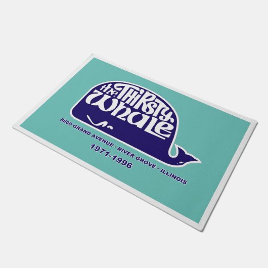 Thirsty Whale, River Grove, Illinois Fußmatte (Schrägansicht)