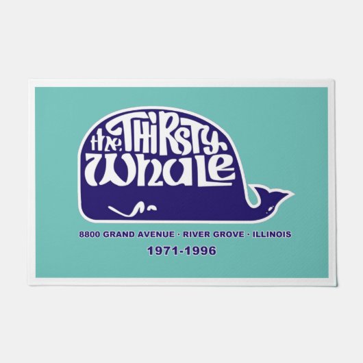 Thirsty Whale, River Grove, Illinois Fußmatte (Vorderseite)
