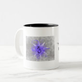 Thirt Eye Chakra Kaffee Tasse mit Bekräftigungen (Vorderseite Links)