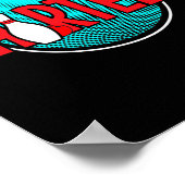 Thirteen Bowling Birthday 13 Years Old Boy Birthda Poster (Ecke)