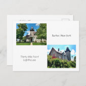 Thirty Mile Point Lighthouse 2 Postkarte (Vorne/Hinten)