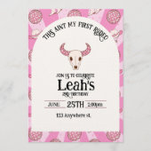 this aint my first rodeo. 2nd birthday invitation einladung (Vorderseite)