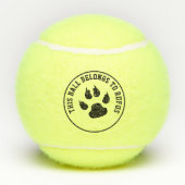 This Ball Belongs To Personalized Dog (Rückseite)