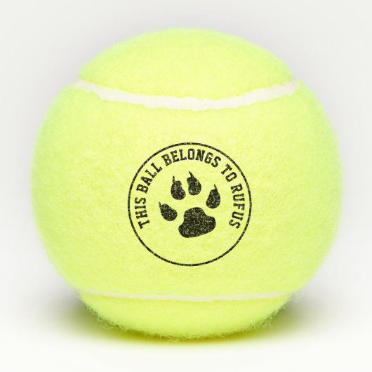 This Ball Belongs To Personalized Dog (Rückseite)