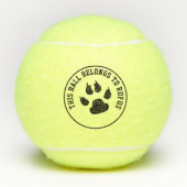 This Ball Belongs To Personalized Dog (Vorderseite)