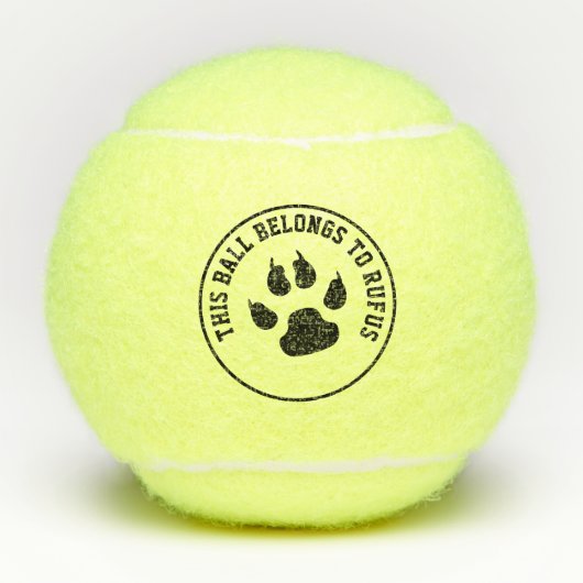 This Ball Belongs To Personalized Dog (Vorderseite)