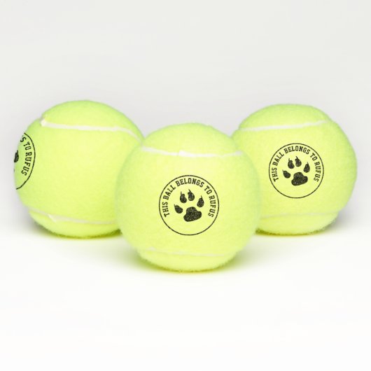 This Ball Belongs To Personalized Dog (Multi)